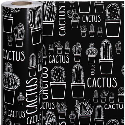 Creativ Company Inpakpapier, cactus, b: 50 cm, 80 gr, 5 m/ 1 rol