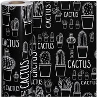 Creativ Company Inpakpapier, cactus, b: 50 cm, 80 gr, 5 m/ 1 rol - thumbnail