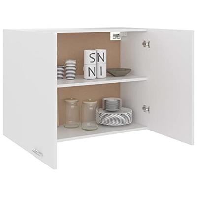 VidaXL Bovenkast lyon 80x31x60 cm bewerkt hout wit VidaXL Bovenkast lyon 80x31x60 cm bewerkt hout wit