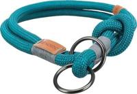 Trixie halsband hond be nordic halfslip petrol / lichtgrijs - thumbnail