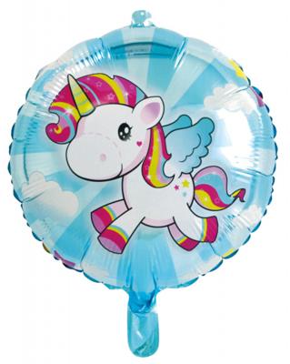 Unicorn folieballon - 45 cm