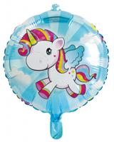 Unicorn folieballon - 45 cm - thumbnail
