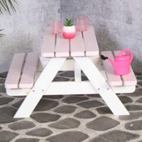Kinderpicknicktafel Minnie roze/wit - thumbnail