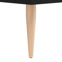 Dressoir 34,5x32,5x90 cm bewerkt hout zwart - thumbnail