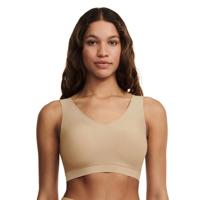 Bralette top met vulling - Soft Stretch - Padded top - Bralette / BH Top naadloos dames - Rood - zwart - Huidskleur - thumbnail