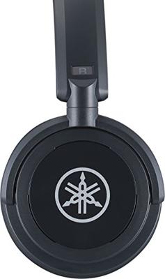 Yamaha HPH-100B Hoofdtelefoon, zwart – gesloten on-ear hoofdtelefoon voor uniek geluid en dynamisch geluid – ideaal als accessoire voor Yamaha keyboards en digitale piano's