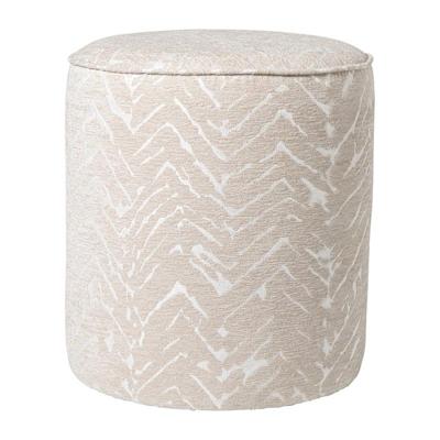 Poef animal - beige - ø35x38 cm