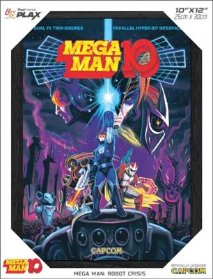 Pixel Frames Plax - Mega Man 10: Robot Crisis (30cm x 25cm)