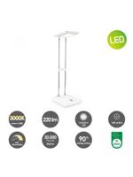 Light depot - LED bureaulamp Check - 31,5 cm - wit - Outlet - thumbnail