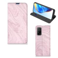 Xiaomi Mi 10T | 10T Pro | Standcase | Marble Pink - Origineel Cadeau Vriendin - thumbnail