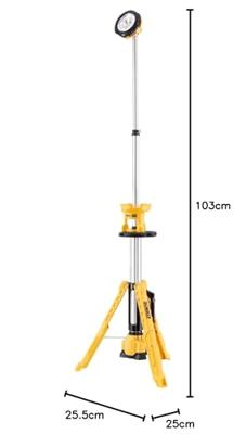 DeWALT DCL079 Accu LED-werklamp met statief 18V XR Basic Body