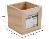 Creativ Company Houten pennenbakje met fotolijstje - thumbnail