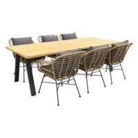 Garden Impressions Margiet naturel|Ambassador 240x100 cm. tuinset - thumbnail