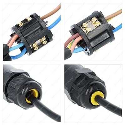 Kabelverbinder - T-vorm - IP68 waterdicht - Koppelstuk - Geschikt voor 4-12mm kabeldikte Kabelverbinder - T-vorm - IP68 waterdicht - Koppelstuk - Geschikt voor 4-12mm kabeldikte