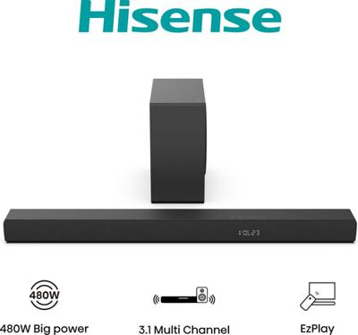Soundbar Hisense HS3100 480W Zwart 480 W