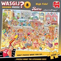 Jumbo Wasgij retro original 8 legpuzzel - vloed!, 1000st. - thumbnail