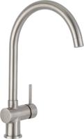 Saqu Shine keukenkraan met hendel en draaibare uitloop geborsteld staal - thumbnail