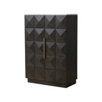 Richmond Opbergkast 'Claremont' Eiken en travertin, 139 x 95cm - thumbnail