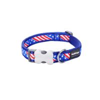 Hondenhalsband Red Dingo STYLE US FLAG 15 mm x 24-36 cm - thumbnail