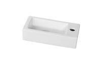Rhea mini fontein rechts 36,5 x 18 x 9 cm keramiek glans wit - thumbnail