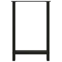 Bartafelpoten 2 st 60x(90-91) cm staal zwart - thumbnail