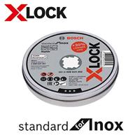 Bosch Accessories X-LOCK Standard for Inox WA 60 T BF 2608619267 Doorslijpschijf recht 125 mm 10 stuk(s) Metaal, RVS - thumbnail
