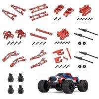Aluminium / Metalen upgrade set voor de Arrma 1/18 Granite Grom - Rood - thumbnail