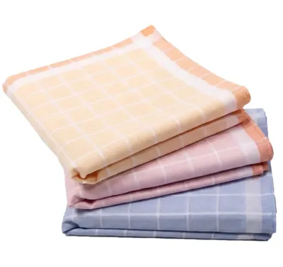 12 stuks Dames zakdoeken Ruit - Katoenen stoffen zakdoeken