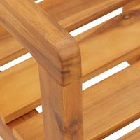 Tuinstoelen 2 st 50x53x80 cm massief acaciahout - thumbnail