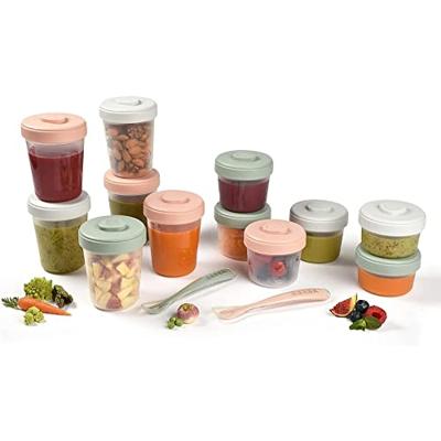 Set eerste maaltijd BEABA geassorteerde roze tinten (euc