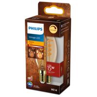 Philips LED kaars E14 3,5-15W 2000K filament gold dimbaar blister - 5100305 - thumbnail