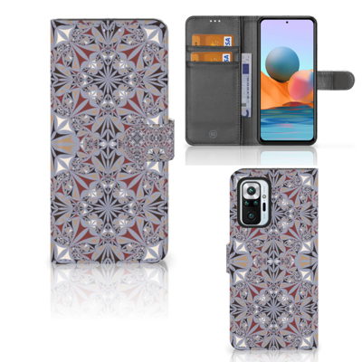 Xiaomi Redmi Note 10 Pro | Bookcase | Flower Tiles