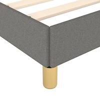 Bedframe zonder matras stof donkergrijs 160x200 cm - thumbnail