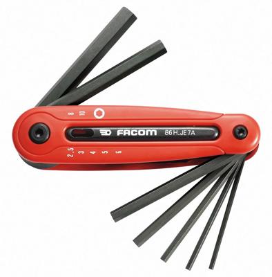 Facom Inbussleutelset Inklapbaar 2,5-10mm - 86H.JE7A