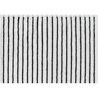 Cawö Cawö Black&White 6278 zwart/wit Badlaken 80x150