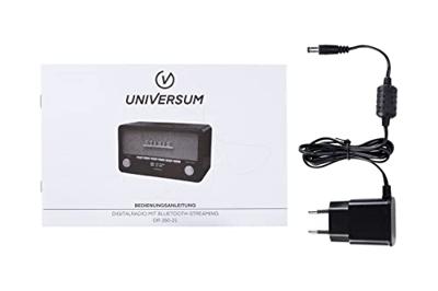UNIVERSUM DR 350-21 Radio DAB+, VHF (FM) AUX, Bluetooth Wekfunctie Bruin