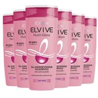 L'Oréal Paris Elvive Nutri-Gloss shampoo - 6 x 250 ml - voordeelverpakking - thumbnail