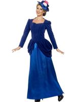 Historische Victoriaans kostuum dame - thumbnail