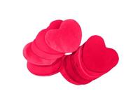 TCM FX Slowfall Confetti Hearts 55x55mm, red, 1kg - thumbnail