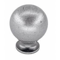 HHD Pro Meubelknop Kasttrekker Bol 725 . 30mm Old Silver - thumbnail