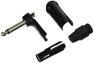Neutrik NP2RX-BAG Mono jack kabeldeel haaks zwart