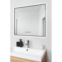 Eurom Sani 400 Mirror Infraroodpaneel met spiegel - 80x70cm - LED verlichting - WiFi - 400 watt - mat zwart 350739 - thumbnail