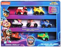 Paw Patrol Mighty Movie Squad Racers 7 Pack - thumbnail