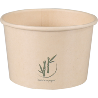 Depa | IJsbeker | Bamboepapier + PE | 100ml | 4oz | 1000 stuks - thumbnail