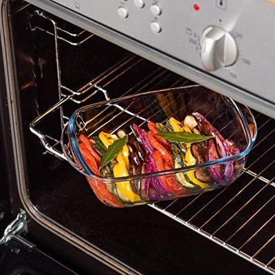 Pyrex Cook and Store Glazen Schaal met Deksel 2.5L Groen/Transparant