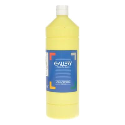 Gallery plakkaatverf, flacon van 1 l, lichtgeel