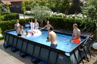 EXIT Black Leather zwembad 540x250x100cm met zandfilterpomp - zwart - thumbnail