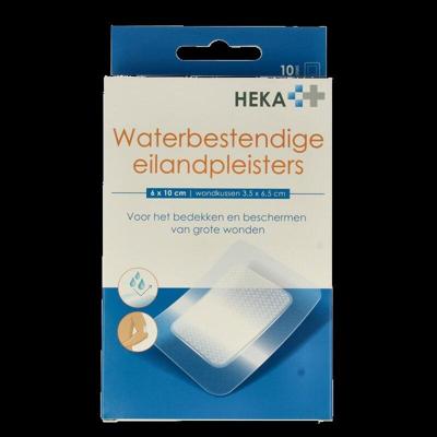 Heka Klein Hekaplast border 6cm x 10cm waterproof 10 Stuks Heka Klein Hekaplast border 6cm x 10cm waterproof 10 Stuks