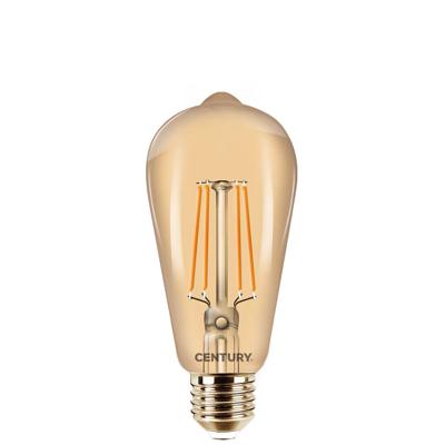 Century INVPD-082722 Led-lamp E27 Peer Dimbaar 8 W 630 Lm 2200 K Warm Wit Retrostijl 1 Stuks Century INVPD-082722 Led-lamp E27 Peer Dimbaar 8 W 630 Lm 2200 K Warm Wit Retrostijl 1 Stuks