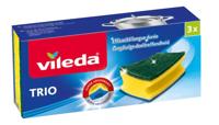 Vileda Schuurspons Trio 3 Stuks - thumbnail